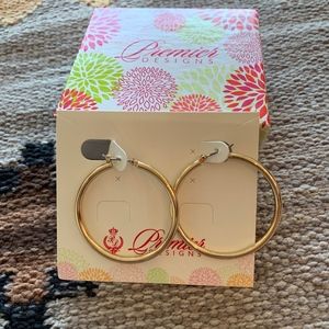 Gold Plated Hoop Earrings
